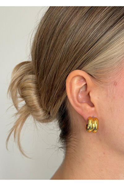 KİLİGİSTANBUL Ultra Lightweight Mini Double Look Earrings