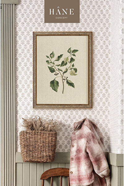 Hane Concept Vintage slika botaničkih listova – prirodan i minimalan zidni dekor