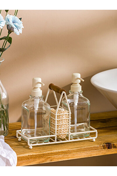 LC Waikiki مجموعة حاملات الصابون مع حامل معدني من UZG STORE