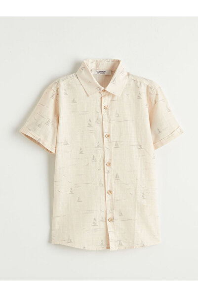 LC Waikiki Sparkling Choices Embroidered Boys' Shirt from Shining Store