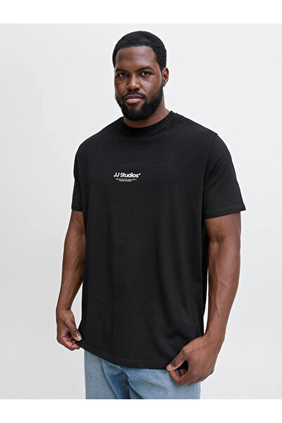 Jack & Jones Jack Jones Jjepaulos Tee Ss Crew Neck Noos Pls Men's Black Large...