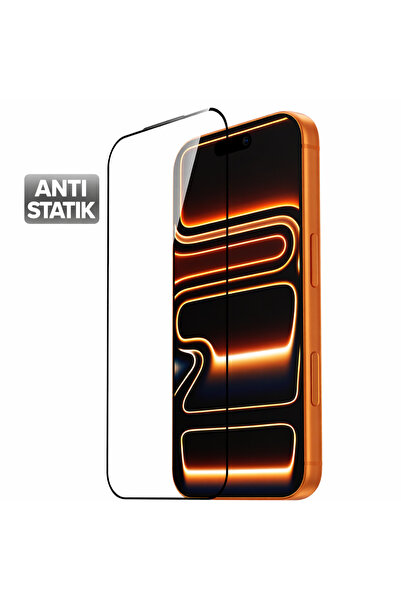 bzontech واقي شاشة مضاد للكهرباء الساكنة متوافق مع iPhone 17 Pro Max، زجاج مق...