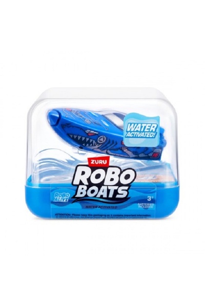 Pets Alive Jucarie inotatoare Barca, Robo Boats, Zuru, albastra