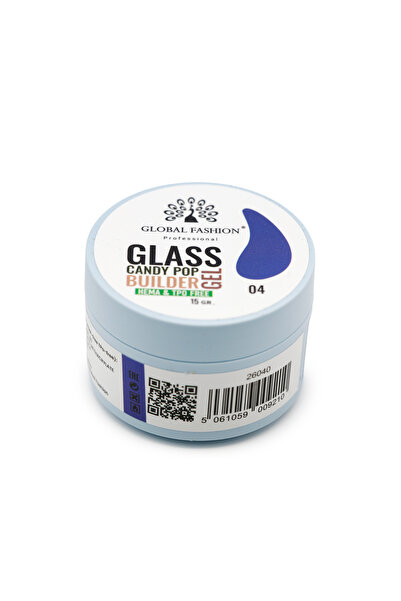 global fashion Nail modeling gel 15 gr, Glass Candy Pop Builder Gel 04