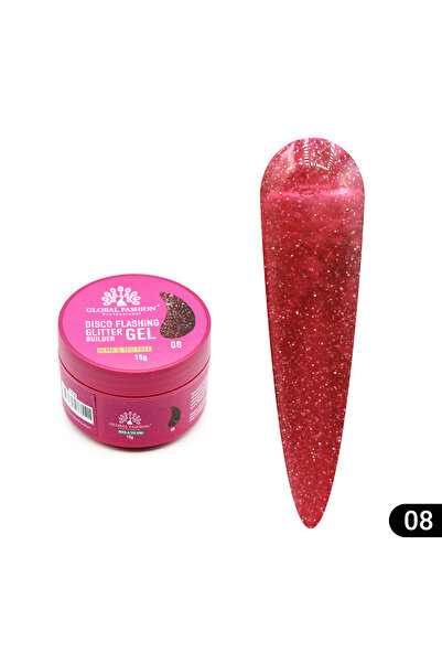 global fashion Set de 2 unități: Gel pentru modelarea unghiilor 15 gr, Disco ...