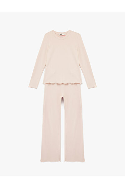 Koton Women'S Pink Women'S Pyjamas Knit Sets