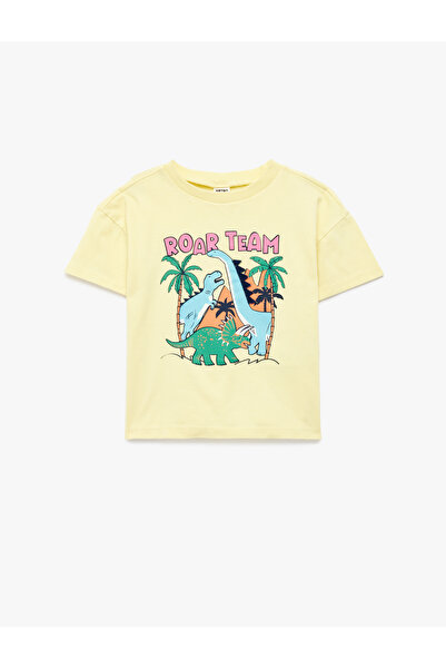 Koton Baby Boy Yellow Printed T-Shirt