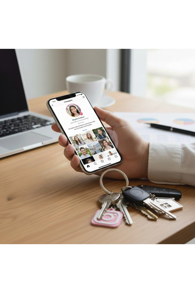 OEM Breloc NFC Instagram