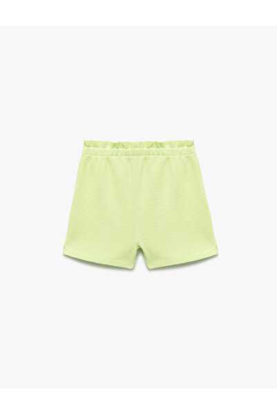 Koton Baby Girl'S Green Mini Shorts