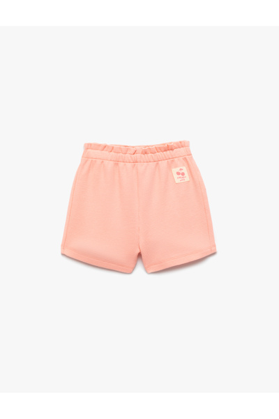 Koton Baby Girl'S Pink Mini Shorts