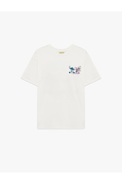 Koton Women'S Ecru Oversize T-Shirt