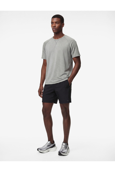 Koton Men'S Grey Melange Men'S Tshirt Ss