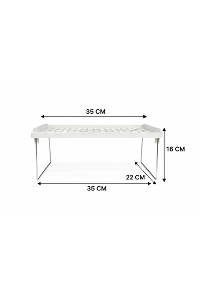 Kitchen Line Modern Mutfak Rafı – Metal Ayaklı Çok Amaçlı Organizer 1 ADET