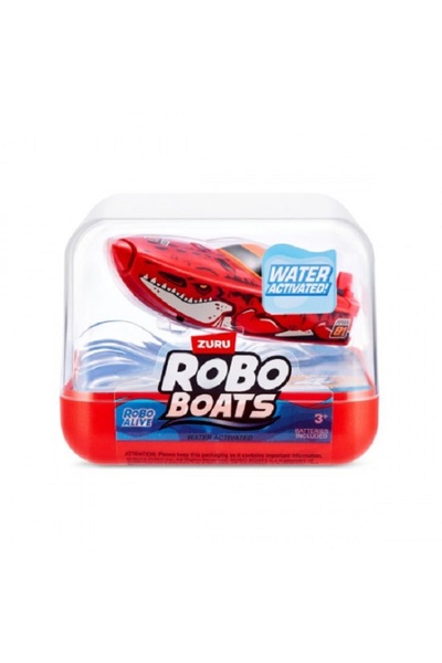 Pets Alive Jucarie inotatoare Barca, Robo Boats, Zuru, rosie