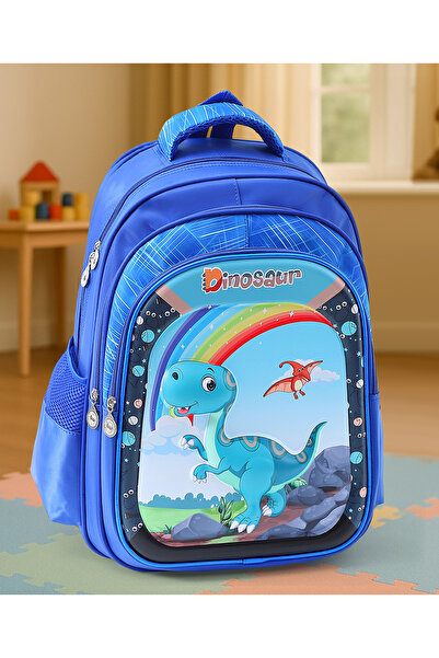 Fab N Funky حقيبة ظهر بتصميم دينو لاند، واسعة، سهلة التنظيم، ذات مظهر جذاب، م...