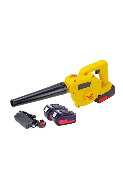 BASE Cordless leaf blower 48V powerful electric 2 in 1 with 2 48V batteries