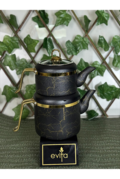 Evita My Golden Family Serisi Bio Granit Çaydanlık