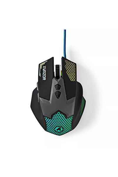 OEM Mouse Gaming cu fir iluminat 2400DPI 7 butoane Nedis