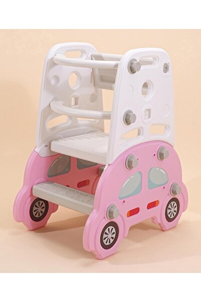 Fab N Funky Kids Toilet Step Stool and Kitchen Standing Tower, Car Theme, Saf...
