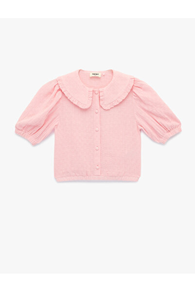 Koton Girl'S Pink Girl'S Shirts Ss