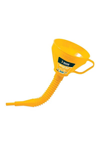SGS Çelik Süzgeçli Spiralli Yağ Hunisi - Ağız 160 mm. - Uzunluk 420 mm. - 1.2...