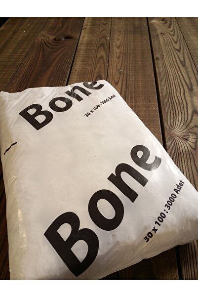 Ecoflex 3000 adet Saç Bonesi Bone Beyaz Tek Kullanımlık Medikal Bone 42 cm