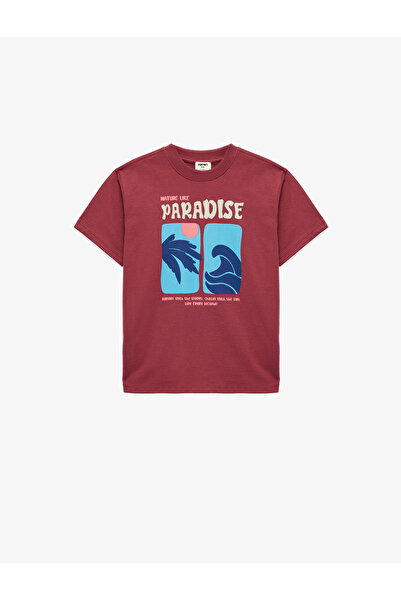 Koton Boy'S Pink Printed T-Shirt