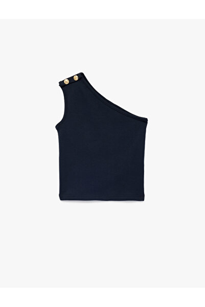 Koton Girl'S Navy Crop Tank Top