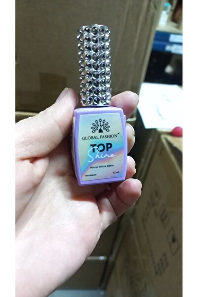 global fashion Set de 3 unități: Top pentru unghii cu efect de oglinda „TOP S...