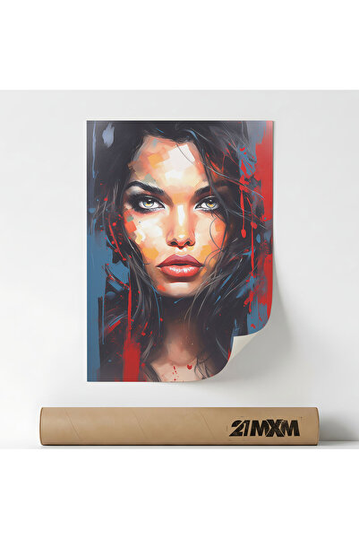 21mxm Poster 'Arta 05' Pe Panza Mata – Design Minimalist, A4 (21 x 29.7 cm), ...