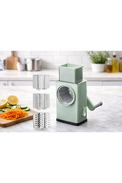 Denx Multifunctional 3-in-1 vegetable slicer, manual potato and vegetable cut...