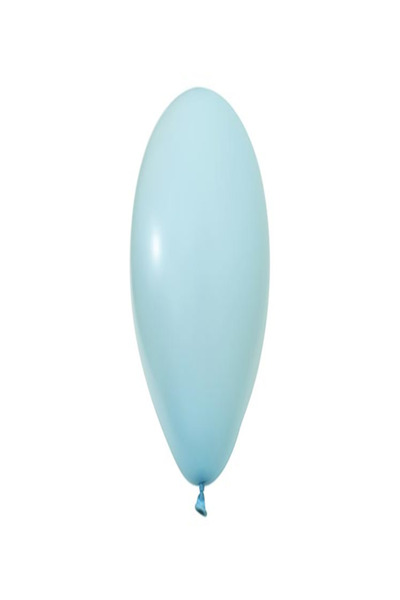 Baloniva Beyaz - Makaron Mavi - Okyanus Mavisi 100 Adet Balon Seti