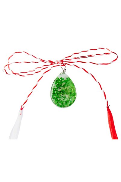 RoveZone Премиум висулка тип „мърцишор“, ръчно изработена, с цвете във формат...