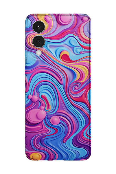 lelia غطاء هاتف شفاف مطبوع متوافق مع سامسونج جالاكسي S25 إيدج |   مجموعة كولو...