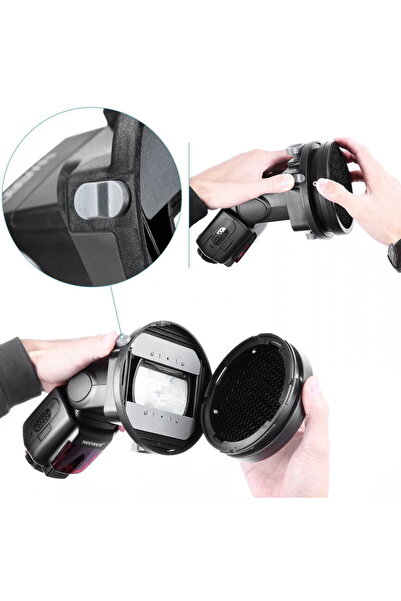 Falcone Fagure de miere Falcon Eyes Grid pentru bliț cu adaptor universal