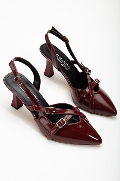 STUMBANNG Tetti Burgundy Patent Leather Heeled Shoes