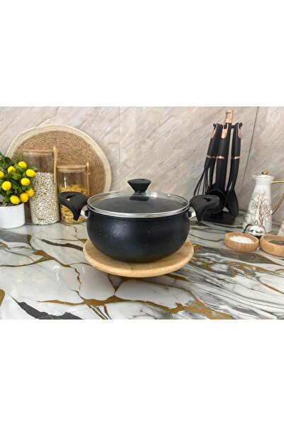 Protef 20 CM Derin tencere siyah