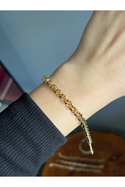 yeknova Xuping 14K Gold Renginde Kuyumcu İşçiliği Zincir Model Kararmaz Kadın...