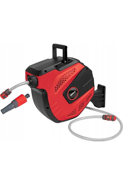 yato Furtun, 15 m, 1/2 inch, 8 bar, tambur automat, cuplaje de conectare