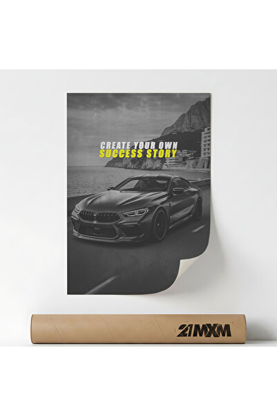 21mxm Posterul „Creează-ți propria poveste de succes” Pe Panza Mata – Design ...
