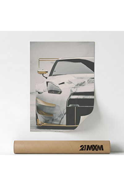 21mxm Poster Auto Premium - GT-R GT3 07 – Design Minimalist, 30 x 40 cm, Fara...