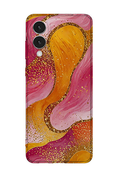 lelia غطاء هاتف شفاف مطبوع متوافق مع سامسونج جالاكسي S25 إيدج |   مجموعة كولو...