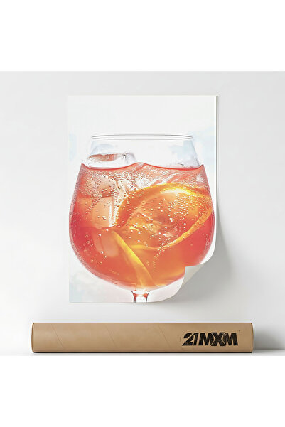 21mxm Poster Decorativ Stil Italian 'Aperitivo 90', Material Textil, Fara Rama