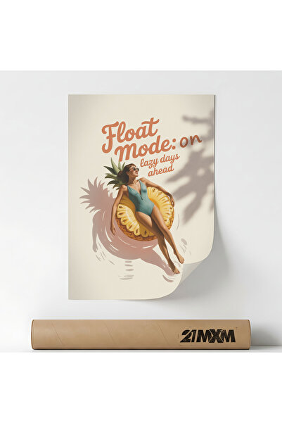 21mxm Poster decorativ, ilustratie artistica, Lazy Days Ahead, Fara Rama