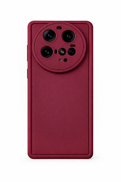 Vissona mi 15 ULTRA Uyumlu Kamera Çıkıntılı Mat Silikon Telefon Kılıfı