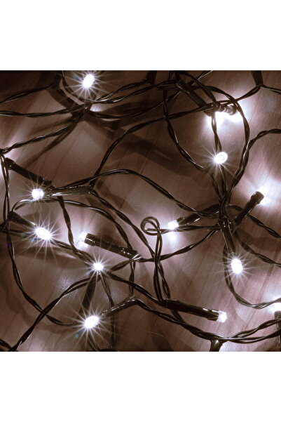 Somogyi LED Garland with Battery, 50 pcs Cold White LED, with Timer