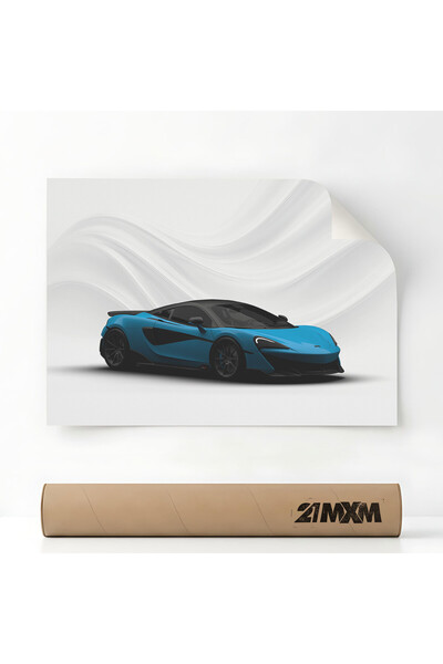 21mxm Poster Auto Premium - 1824 600lt Front – Design Minimalist, A4 (21 x 29...