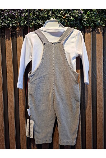 Baby Buu Salopet Bady'li 2 li Set Erkek Çocuk