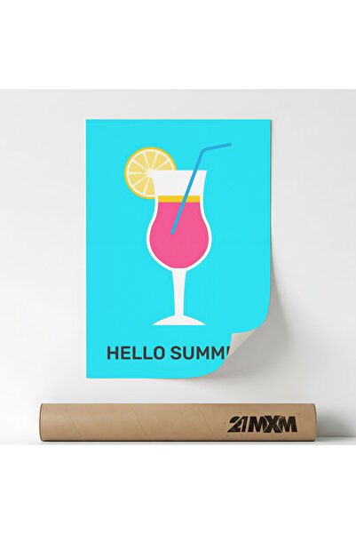 21mxm Poster Decorativ Tematica Bar & Cocktail - 'Bar 580', Material Textil, ...