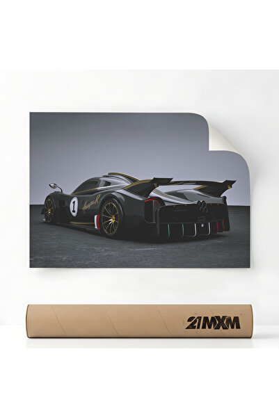 21mxm Poster Auto Premium - Huayra R 01 – Design Minimalist, A3 (29.7 x 42 cm...
